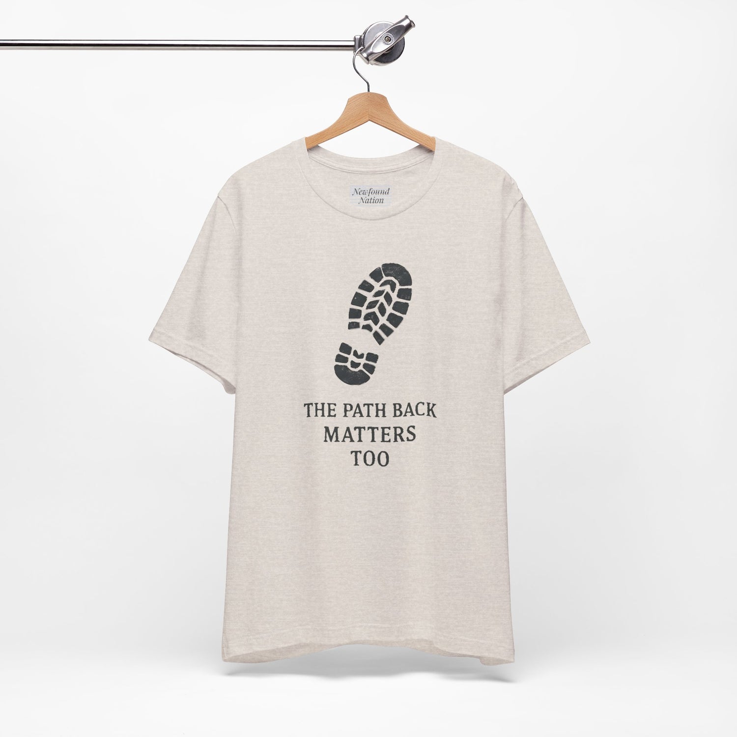 Veteran Tribute Tee – “Path Back” Design | Honoring Service with Quiet Respect