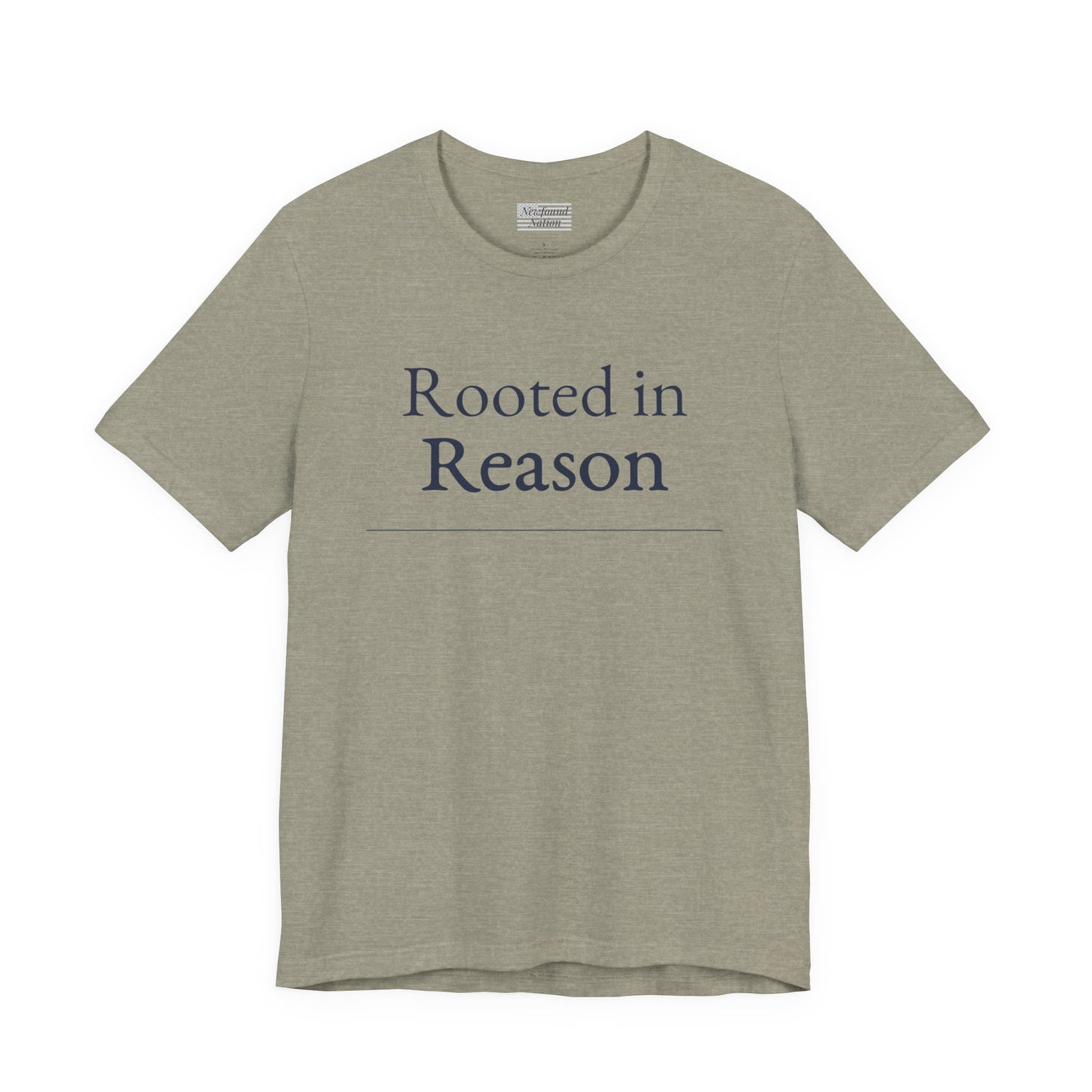 “Rooted in Reason — Premium Minimalist Tee (Unisex)”