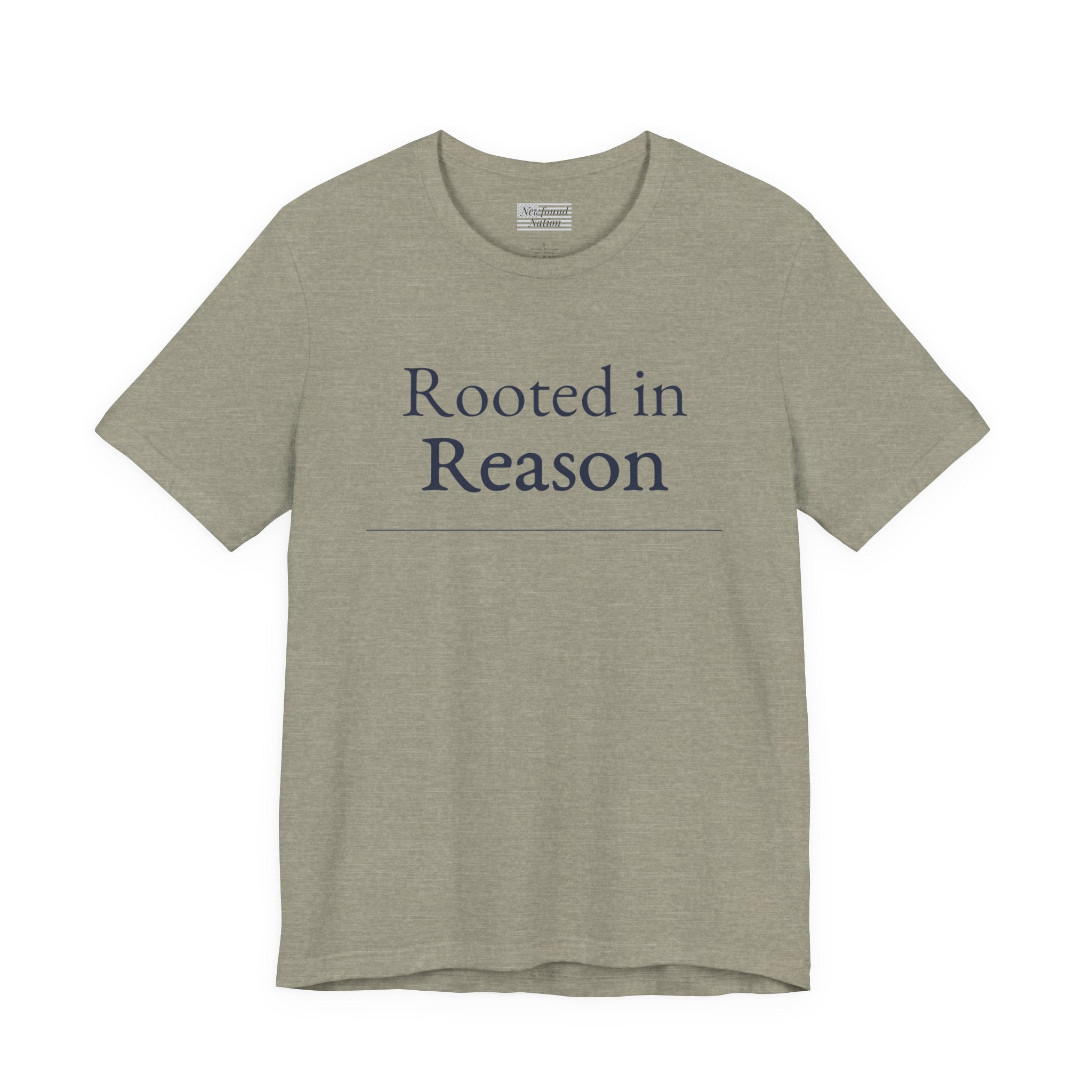 “Rooted in Reason — Premium Minimalist Tee (Unisex)”