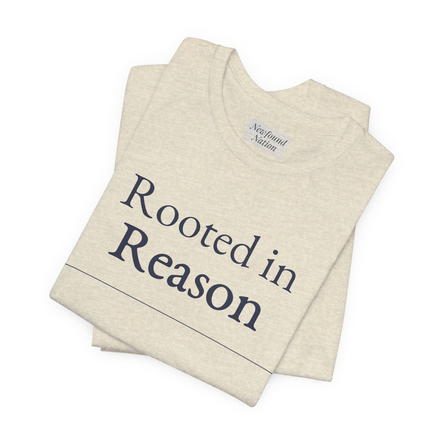 “Rooted in Reason — Premium Minimalist Tee (Unisex)”