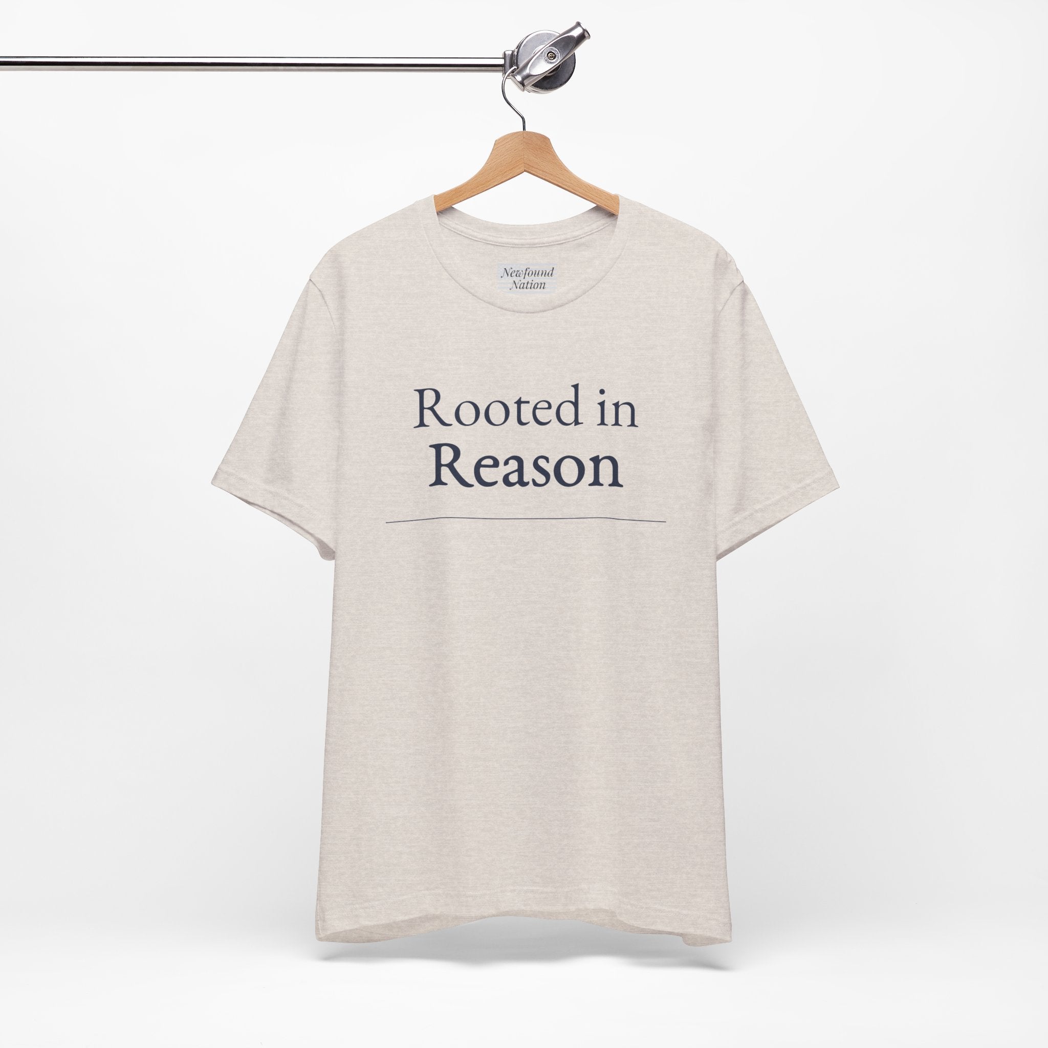 “Rooted in Reason — Premium Minimalist Tee (Unisex)”