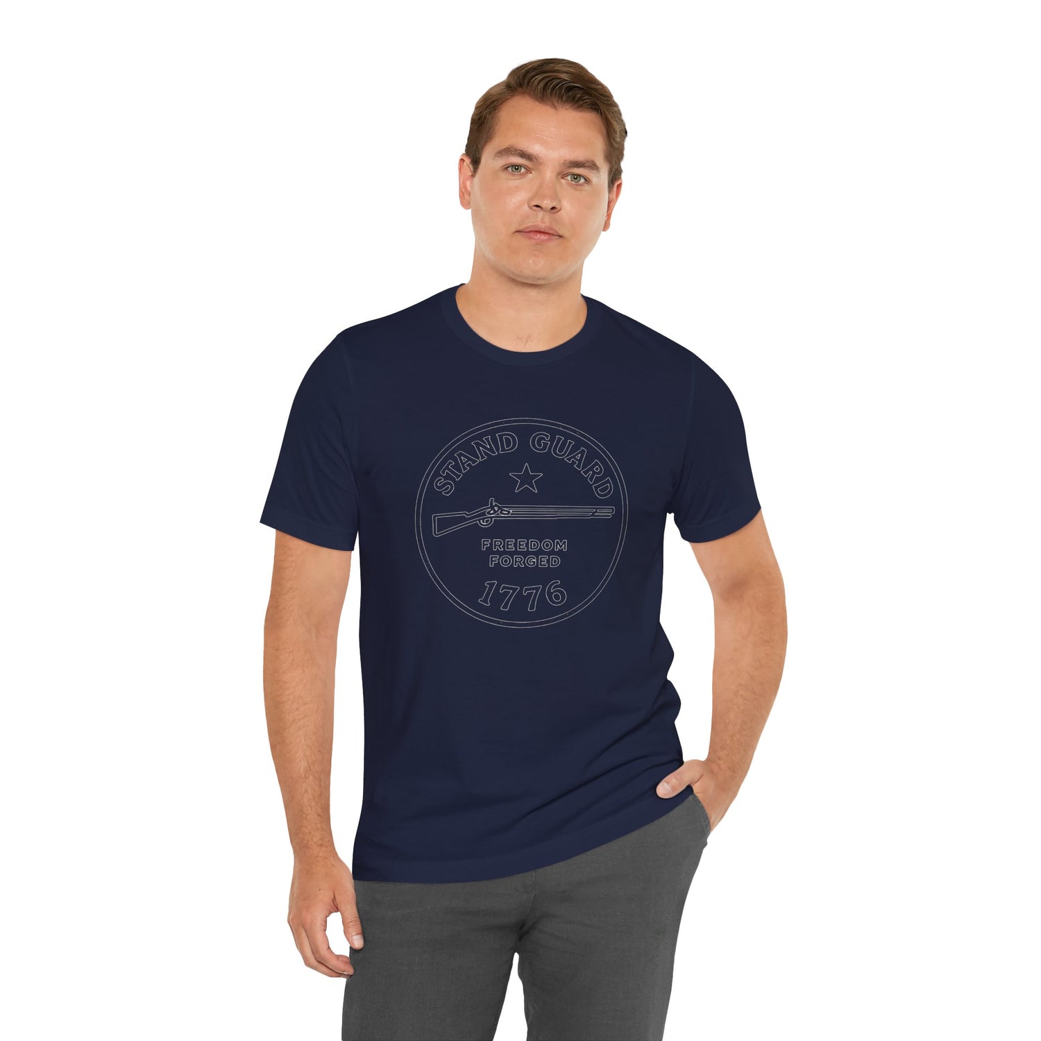 Stand Guard 1776 Premium Tee – Heritage-Inspired Patriotic Shirt