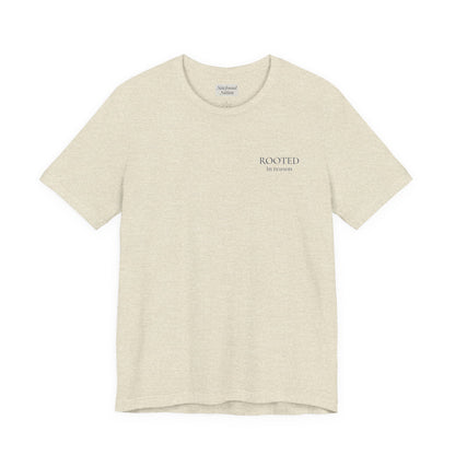 “Rooted in Reason — Subtle Left-Chest Tee (Unisex)”