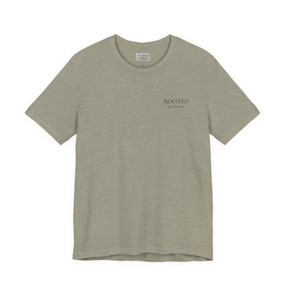 “Rooted in Reason — Subtle Left-Chest Tee (Unisex)”