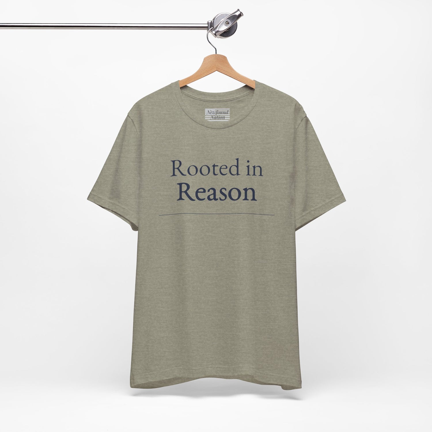 “Rooted in Reason — Premium Minimalist Tee (Unisex)”