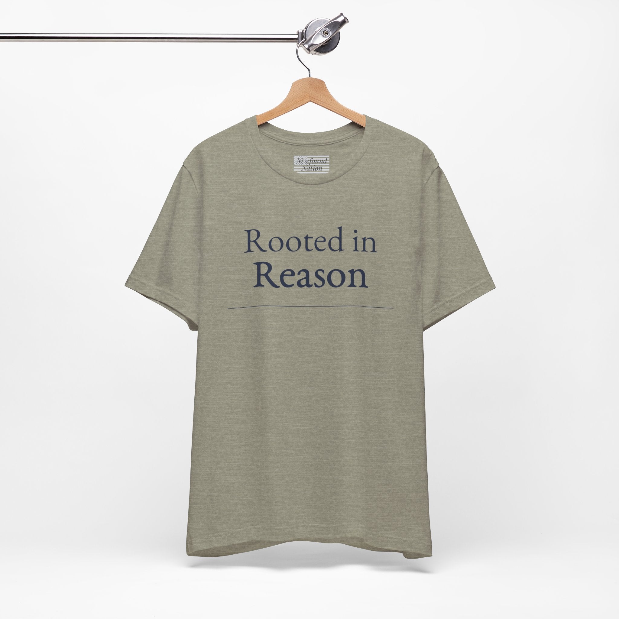 “Rooted in Reason — Premium Minimalist Tee (Unisex)”