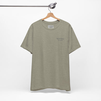 “Rooted in Reason — Subtle Left-Chest Tee (Unisex)”