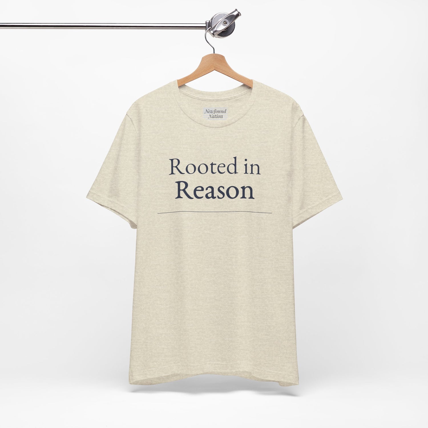 “Rooted in Reason — Premium Minimalist Tee (Unisex)”