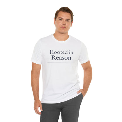 “Rooted in Reason — Premium Minimalist Tee (Unisex)”