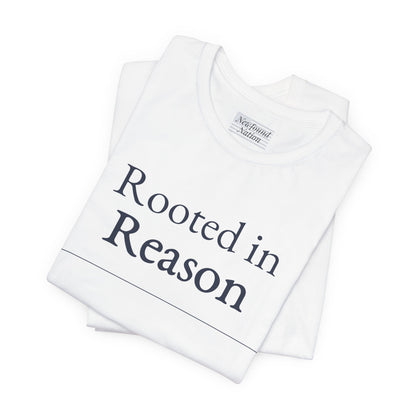 “Rooted in Reason — Premium Minimalist Tee (Unisex)”